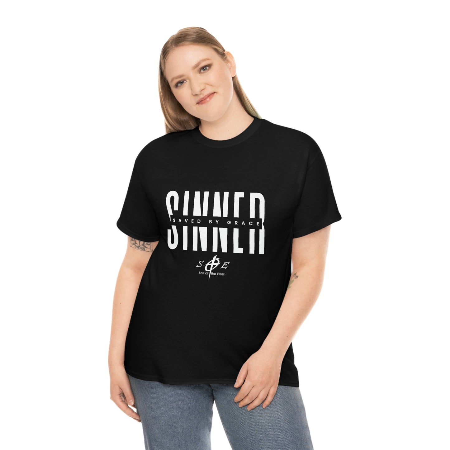 Sinner Saved by Grace Unisex Heavy Cotton Tee