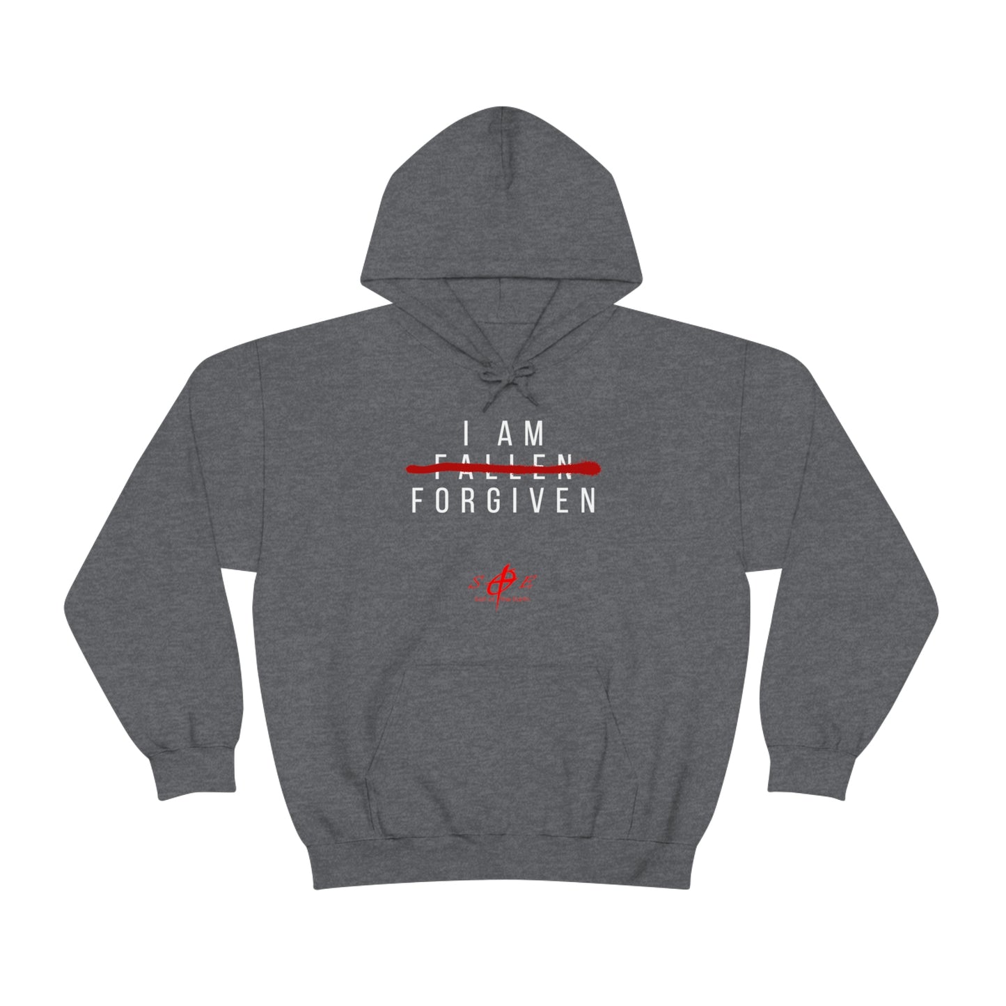 I am Fallen Forgiven - Unisex Heavy Blend™ Hooded Sweatshirt