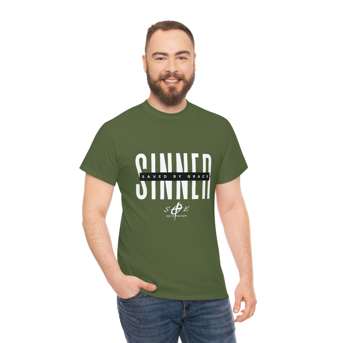 Sinner Saved by Grace Unisex Heavy Cotton Tee