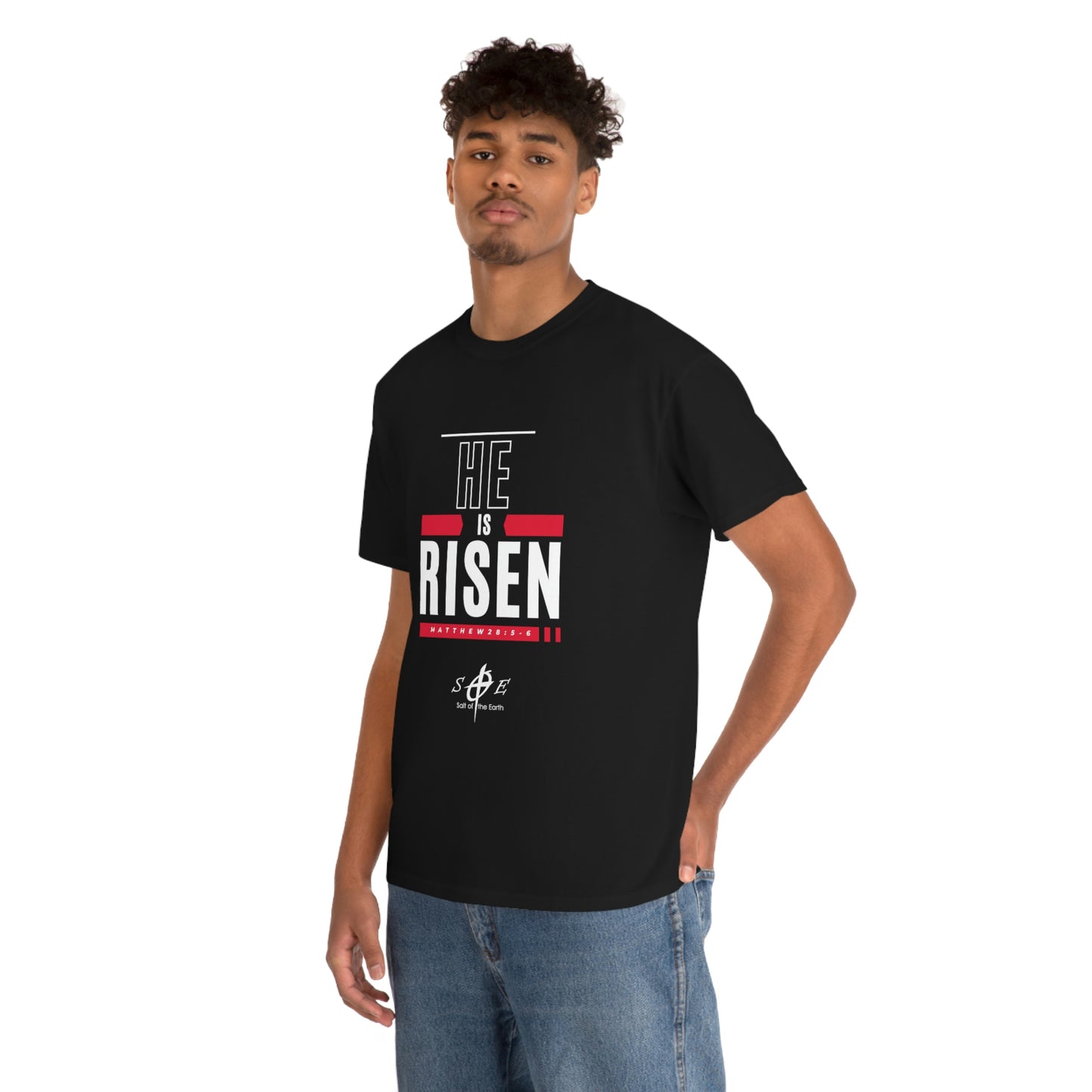 He is Risen Unisex Heavy Cotton Tee