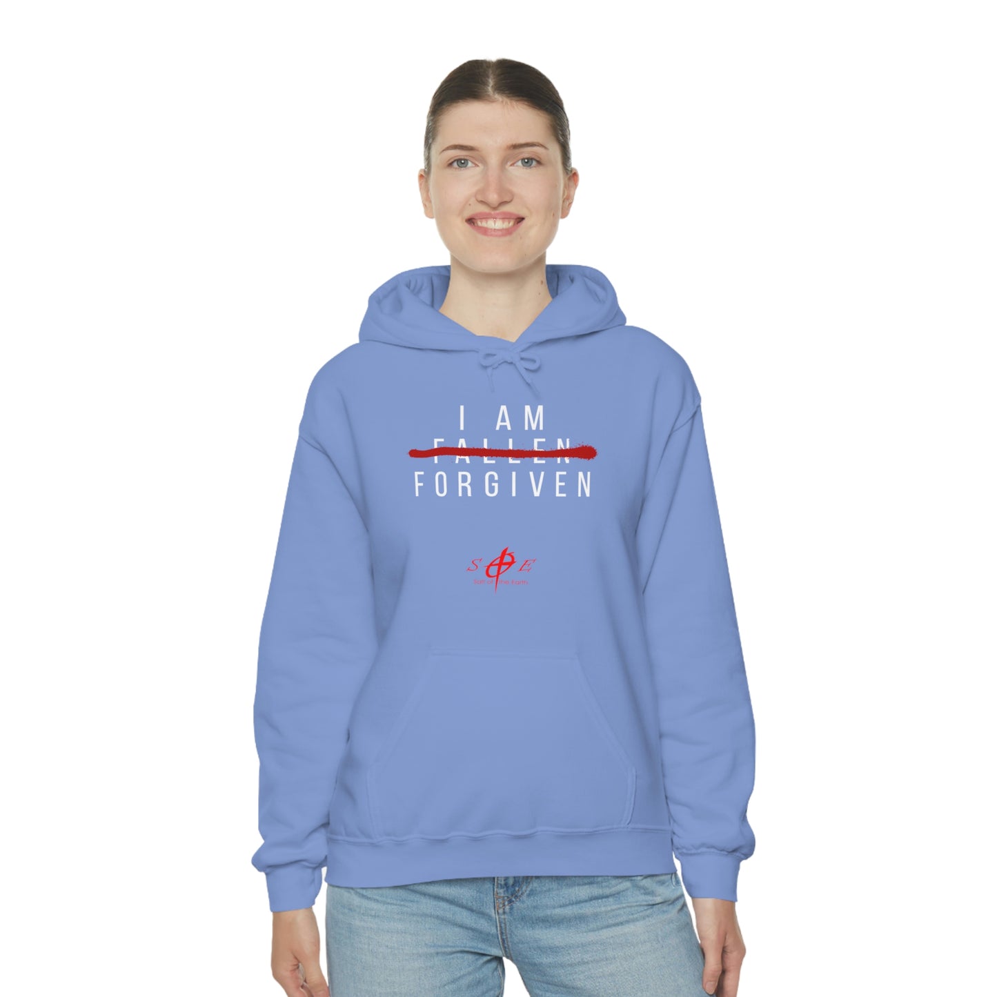 I am Fallen Forgiven - Unisex Heavy Blend™ Hooded Sweatshirt