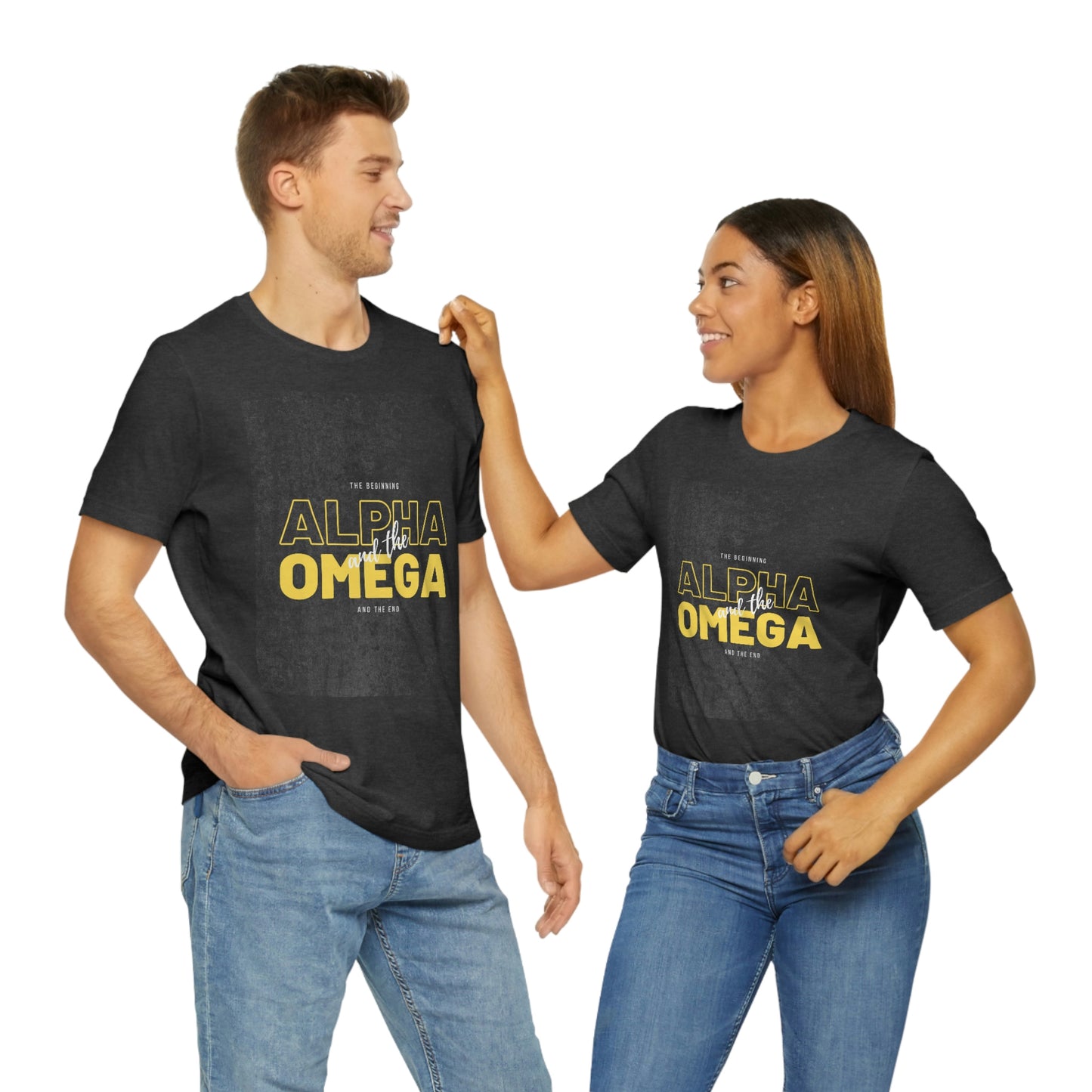 Alpha and Omega - Unisex Jersey Short Sleeve Tee