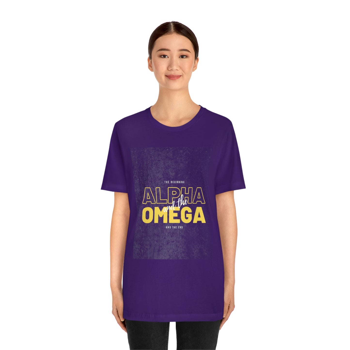 Alpha and Omega - Unisex Jersey Short Sleeve Tee