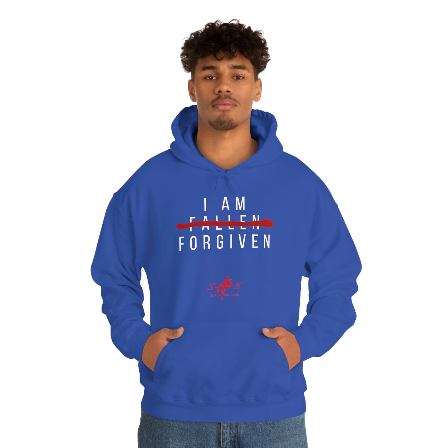 I am Fallen Forgiven - Unisex Heavy Blend™ Hooded Sweatshirt