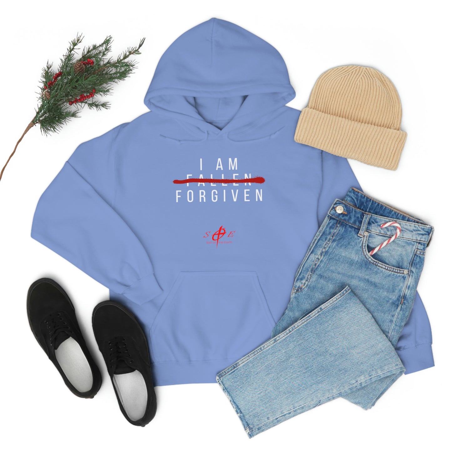 I am Fallen Forgiven - Unisex Heavy Blend™ Hooded Sweatshirt