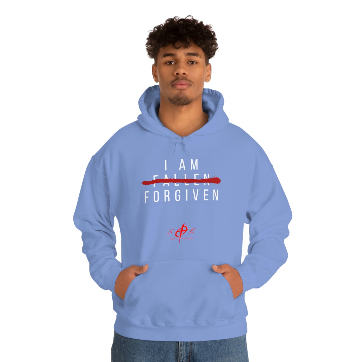 I am Fallen Forgiven - Unisex Heavy Blend™ Hooded Sweatshirt