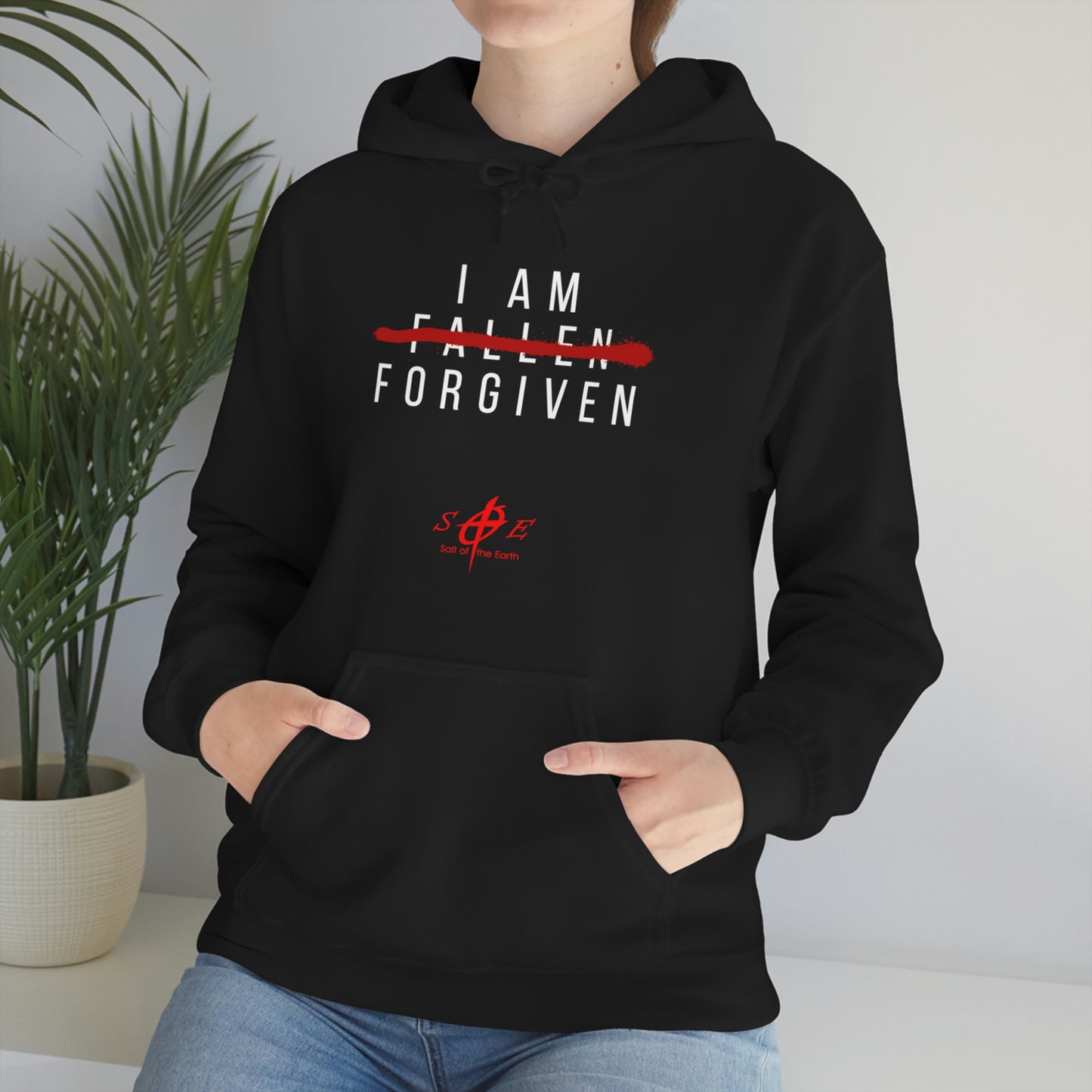 I am Fallen Forgiven - Unisex Heavy Blend™ Hooded Sweatshirt