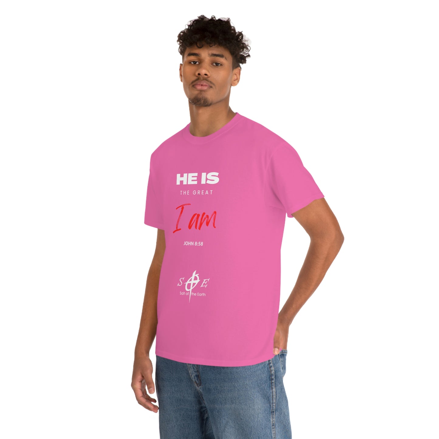 He Is the Great I Am - Unisex Heavy Cotton Tee