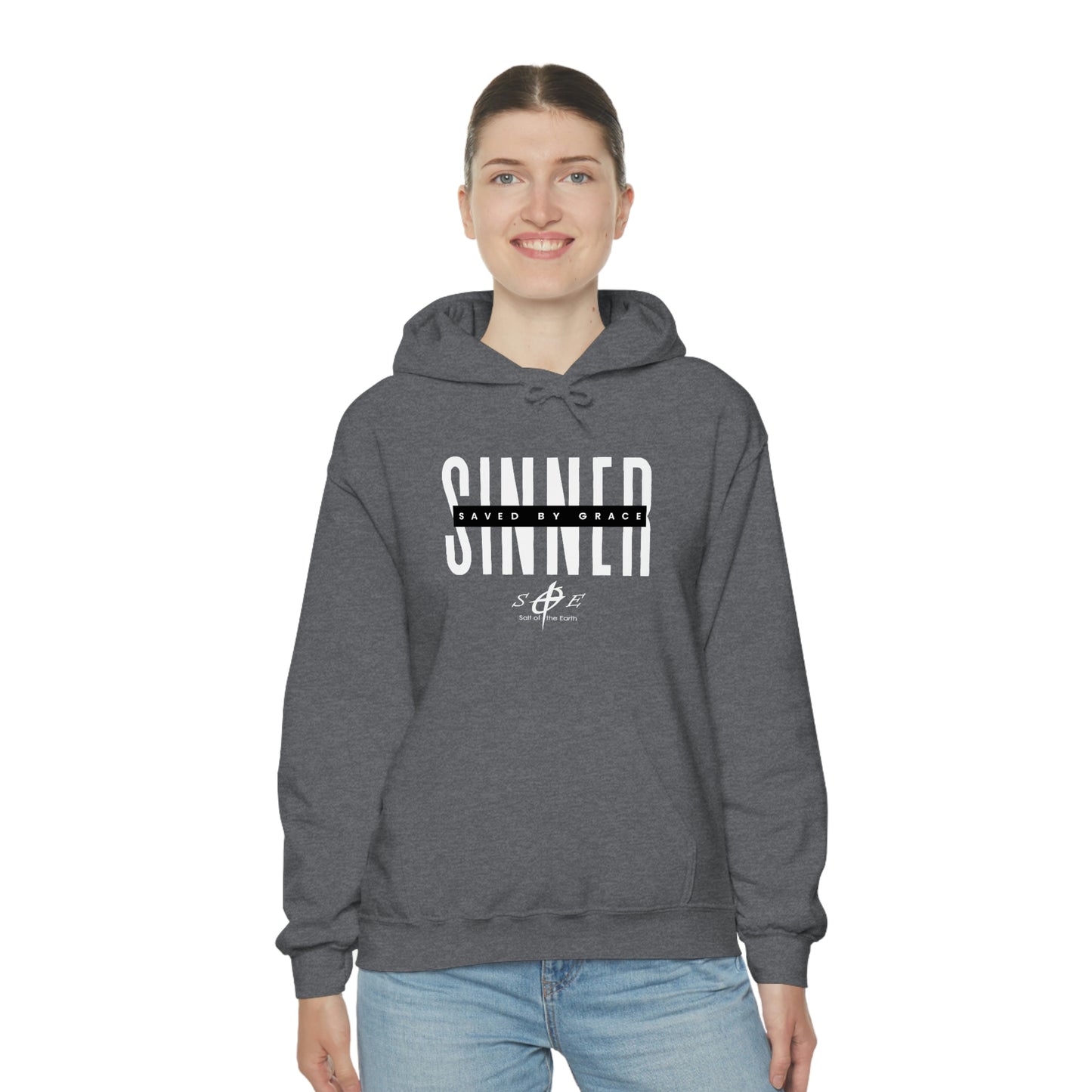 Sinner Saved by Grace - Unisex Heavy Blend™ Hooded Sweatshirt