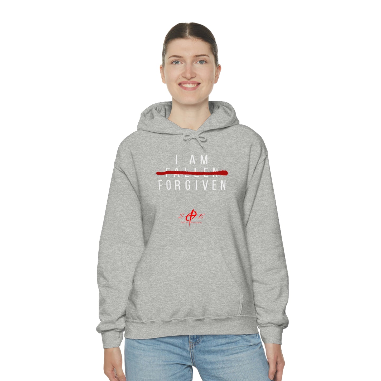 I am Fallen Forgiven - Unisex Heavy Blend™ Hooded Sweatshirt