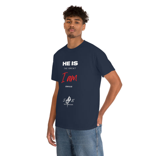 He Is the Great I Am - Unisex Heavy Cotton Tee