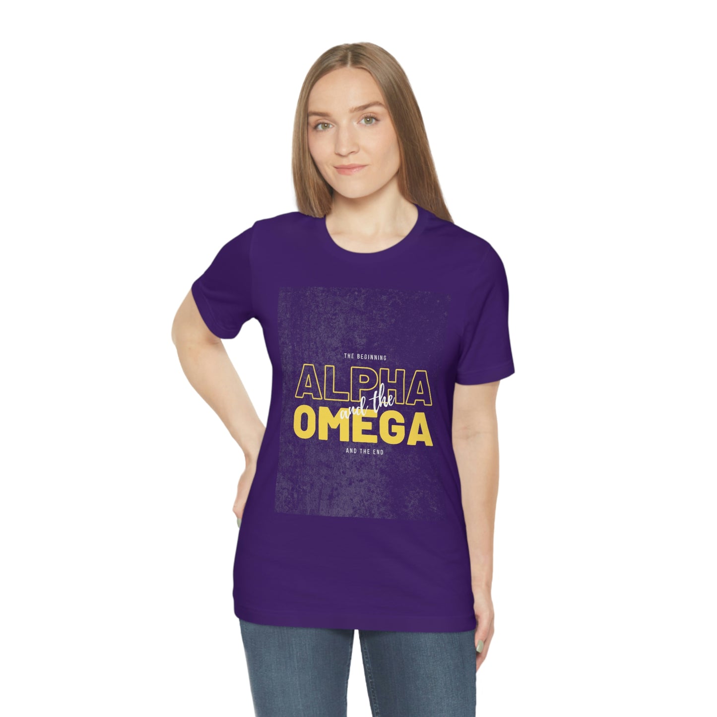 Alpha and Omega - Unisex Jersey Short Sleeve Tee