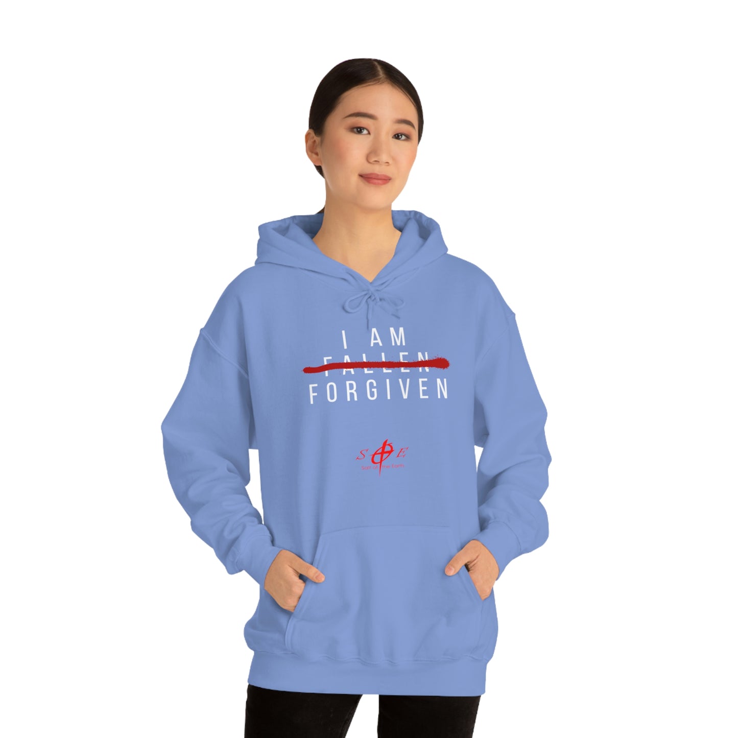 I am Fallen Forgiven - Unisex Heavy Blend™ Hooded Sweatshirt