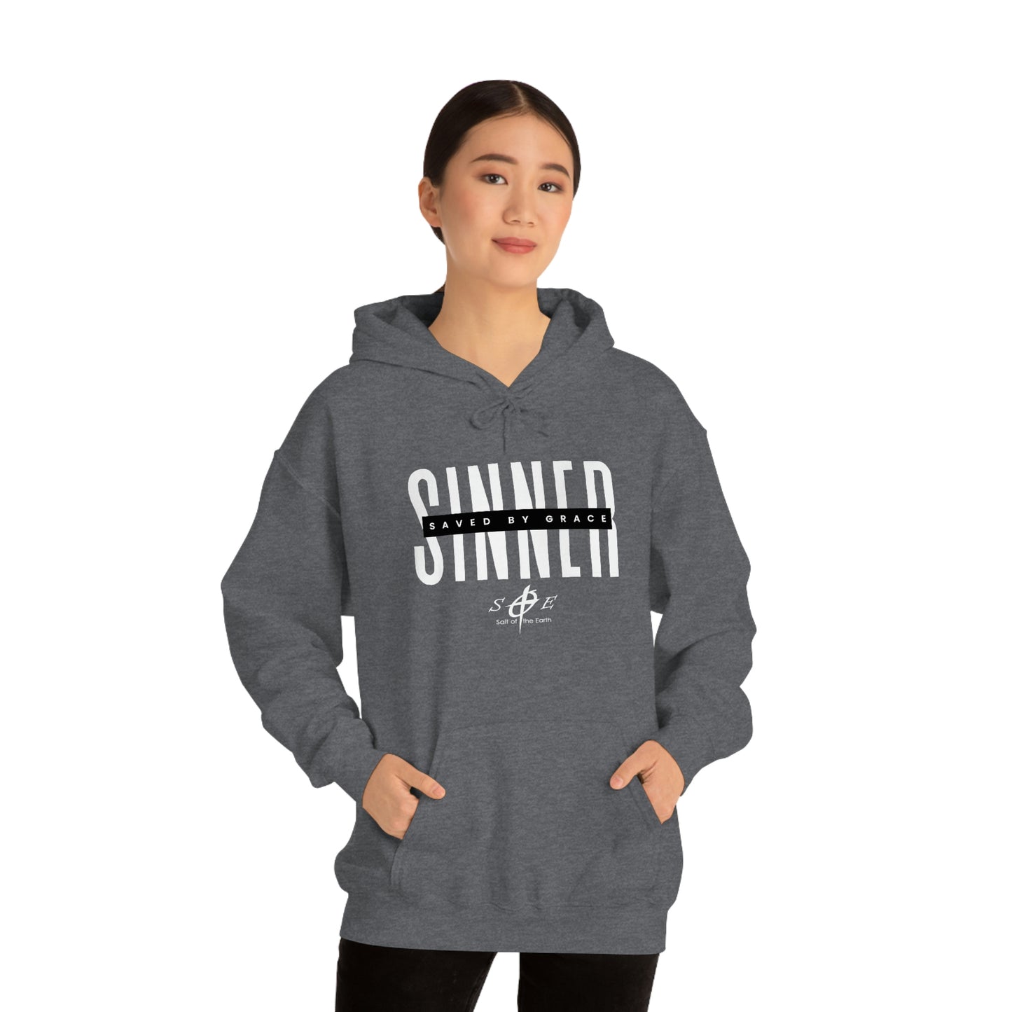 Sinner Saved by Grace - Unisex Heavy Blend™ Hooded Sweatshirt