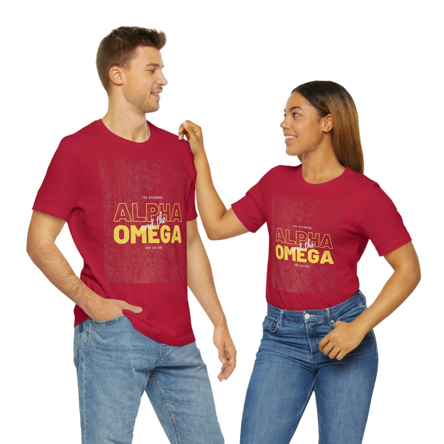 Alpha and Omega - Unisex Jersey Short Sleeve Tee