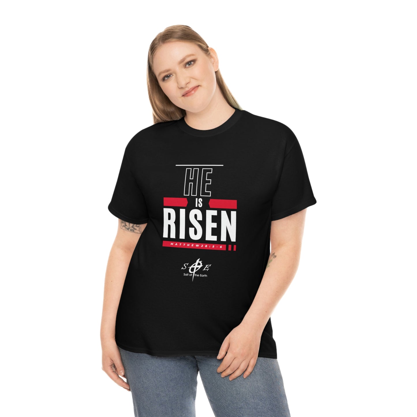 He is Risen Unisex Heavy Cotton Tee