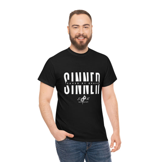 Sinner Saved by Grace Unisex Heavy Cotton Tee