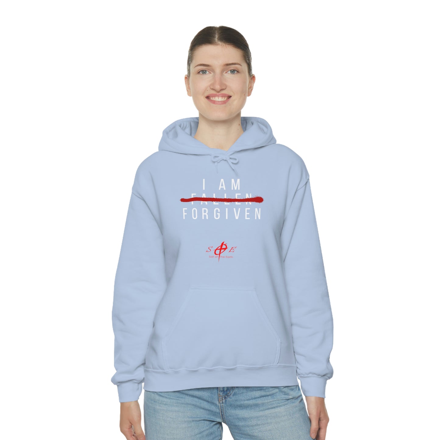 I am Fallen Forgiven - Unisex Heavy Blend™ Hooded Sweatshirt