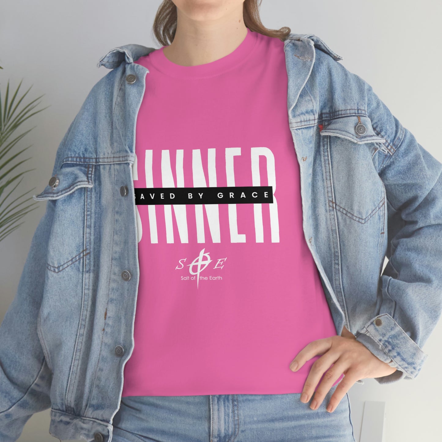 Sinner Saved by Grace Unisex Heavy Cotton Tee