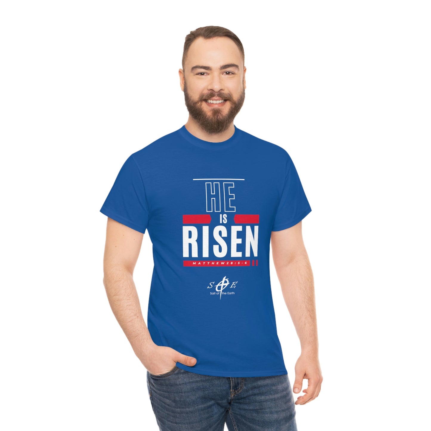 He is Risen Unisex Heavy Cotton Tee