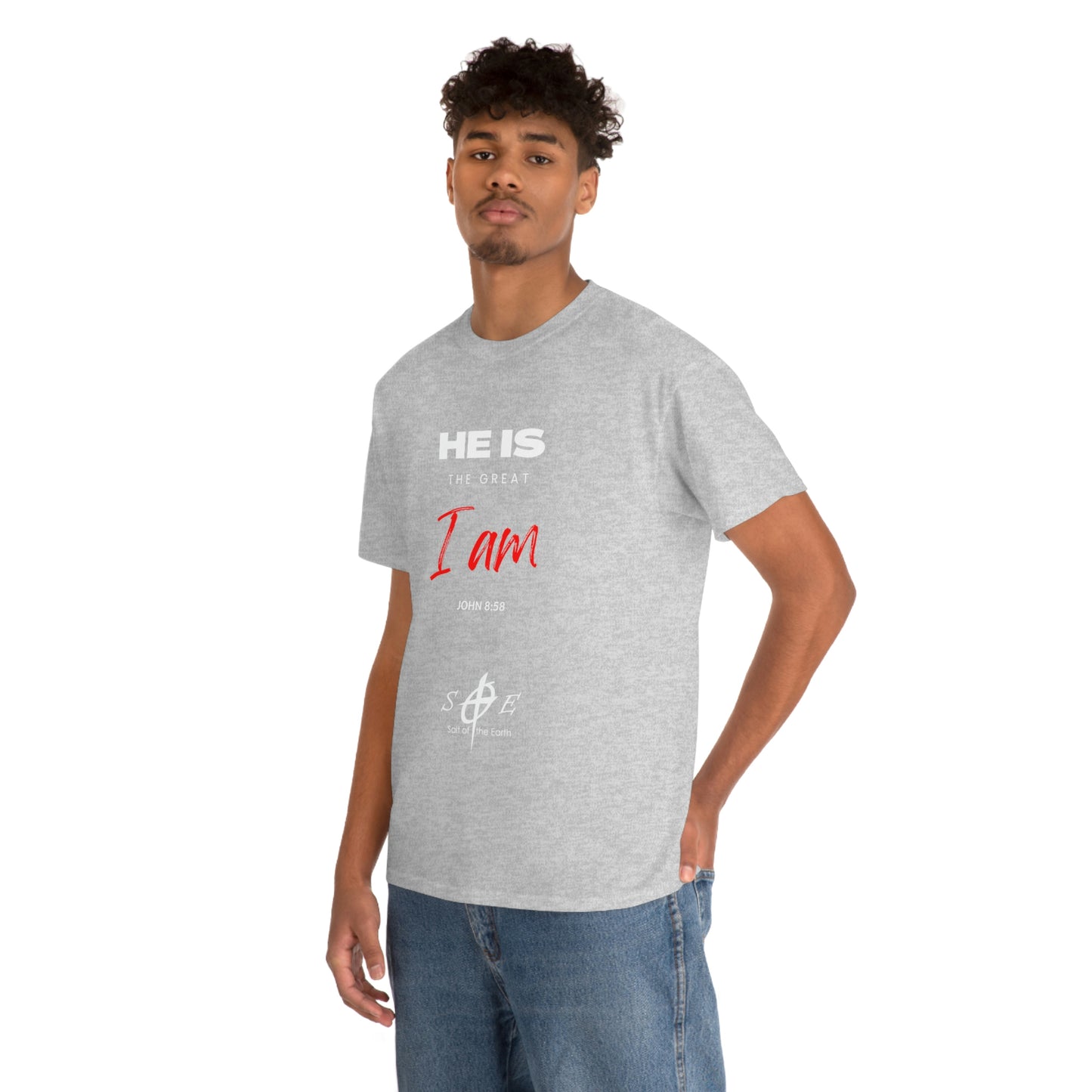 He Is the Great I Am - Unisex Heavy Cotton Tee