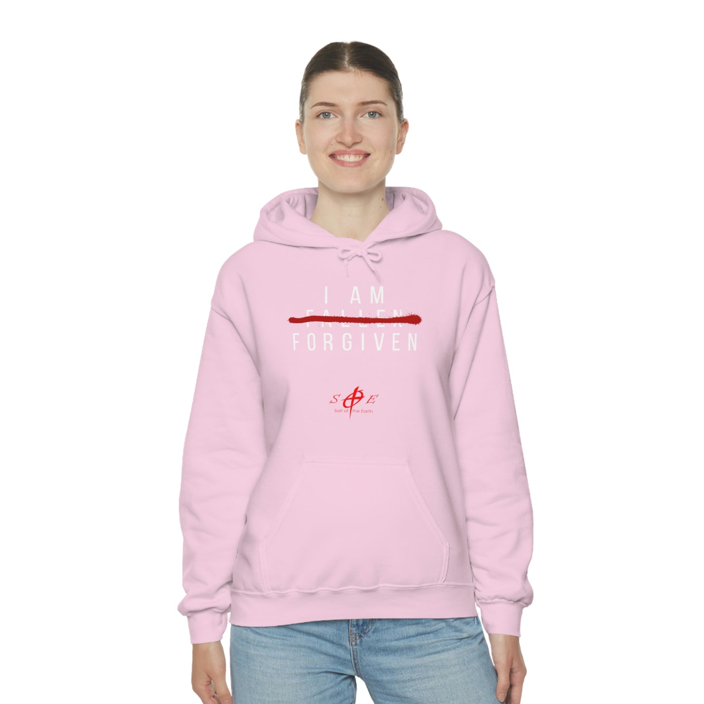 I am Fallen Forgiven - Unisex Heavy Blend™ Hooded Sweatshirt