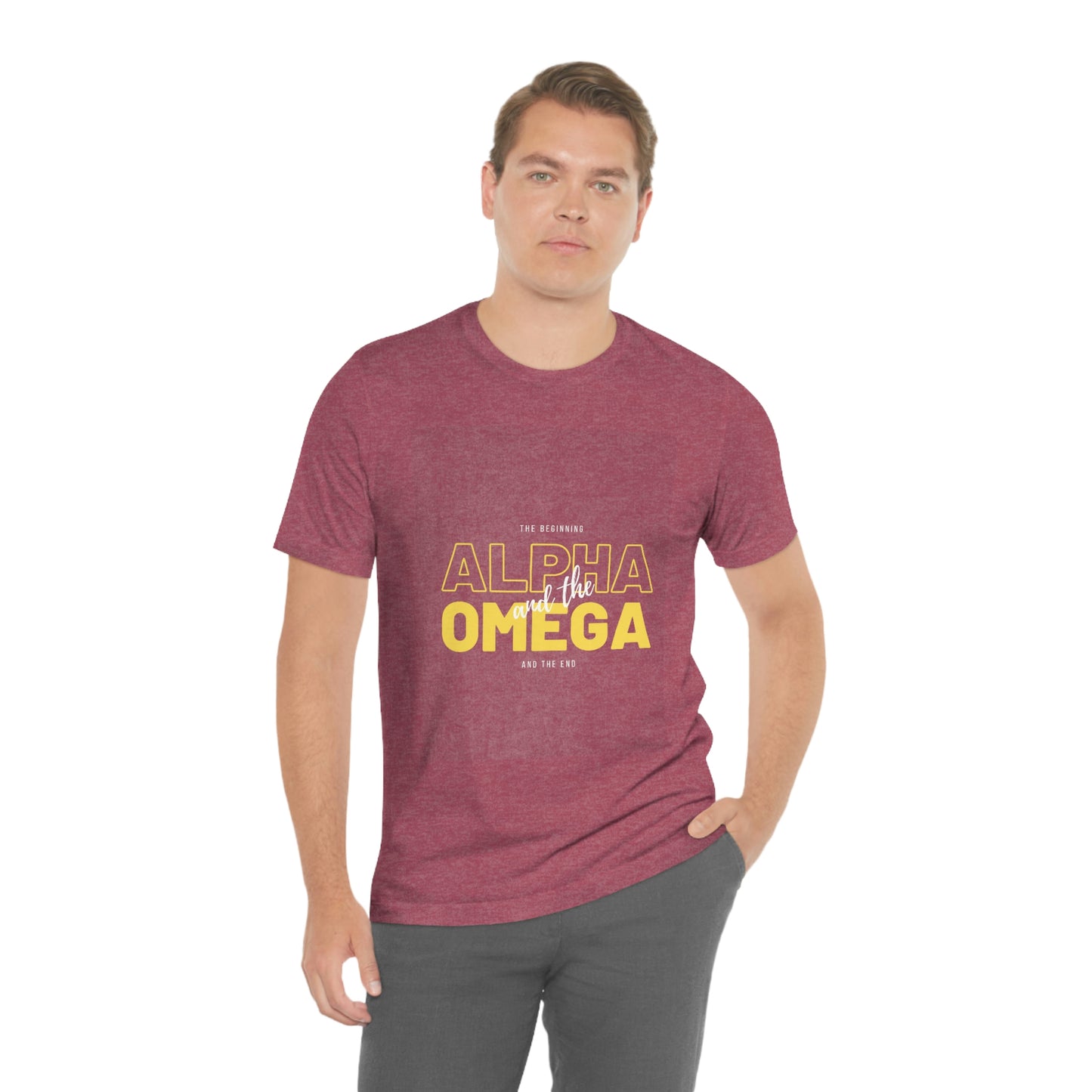 Alpha and Omega - Unisex Jersey Short Sleeve Tee