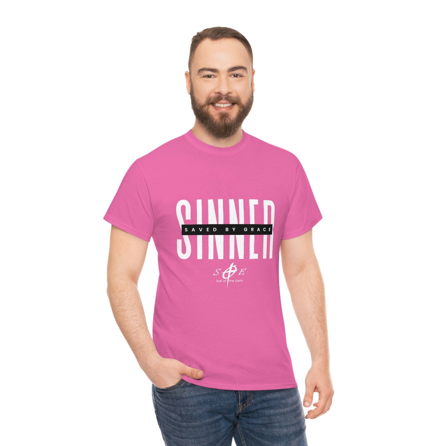 Sinner Saved by Grace Unisex Heavy Cotton Tee