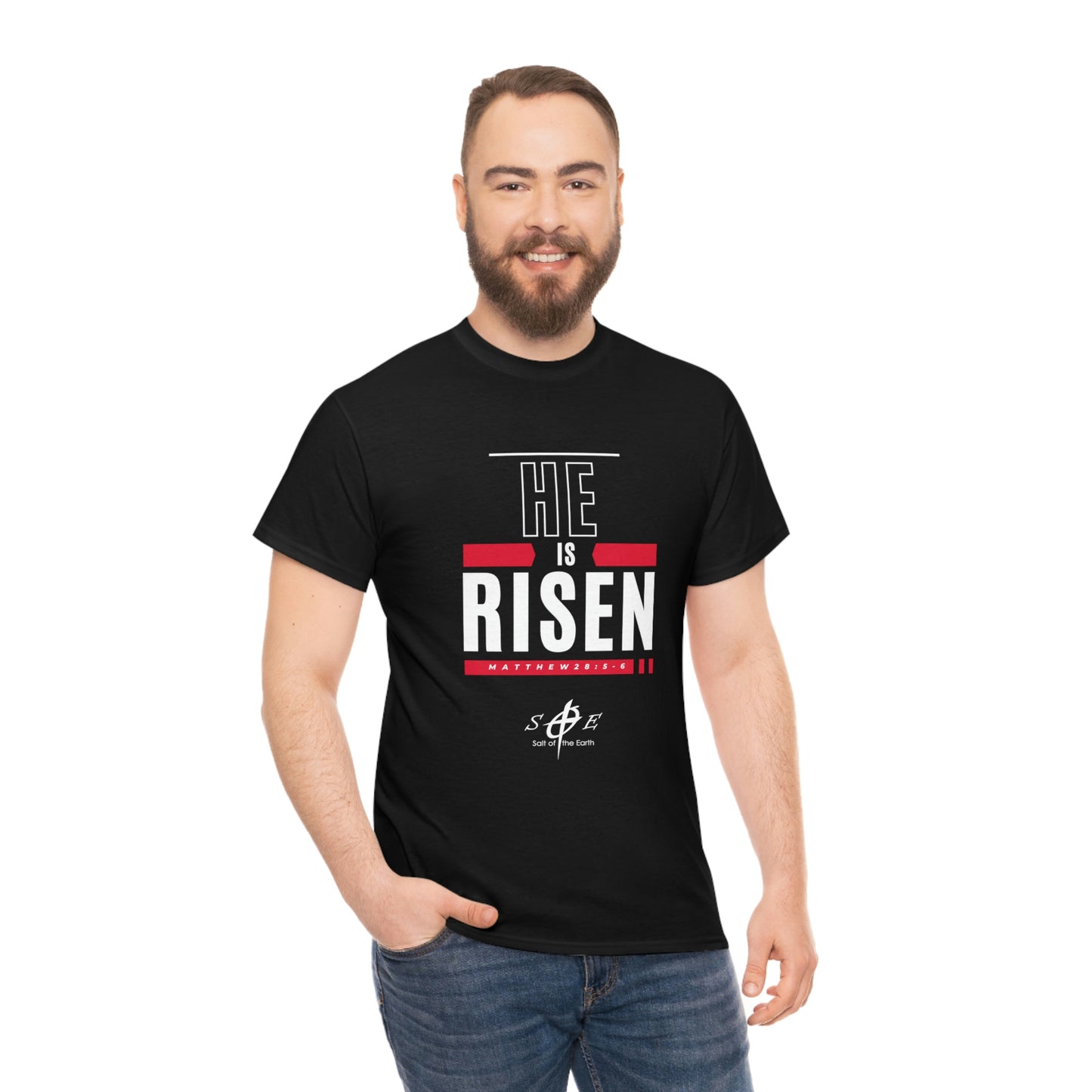 He is Risen Unisex Heavy Cotton Tee