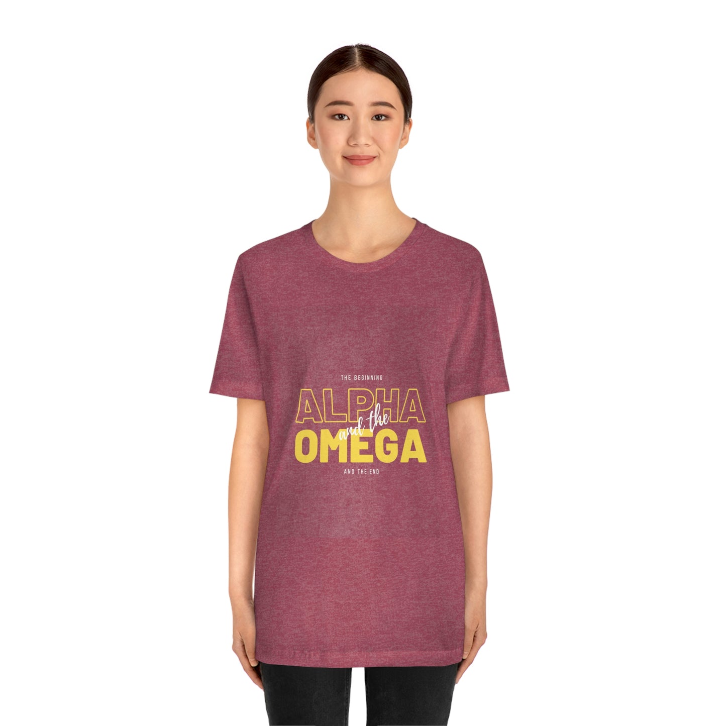 Alpha and Omega - Unisex Jersey Short Sleeve Tee