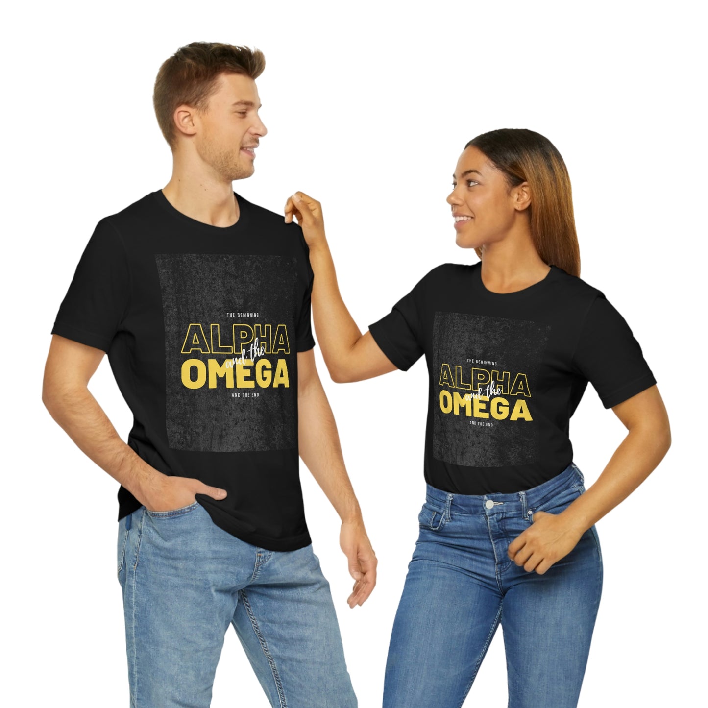 Alpha and Omega - Unisex Jersey Short Sleeve Tee