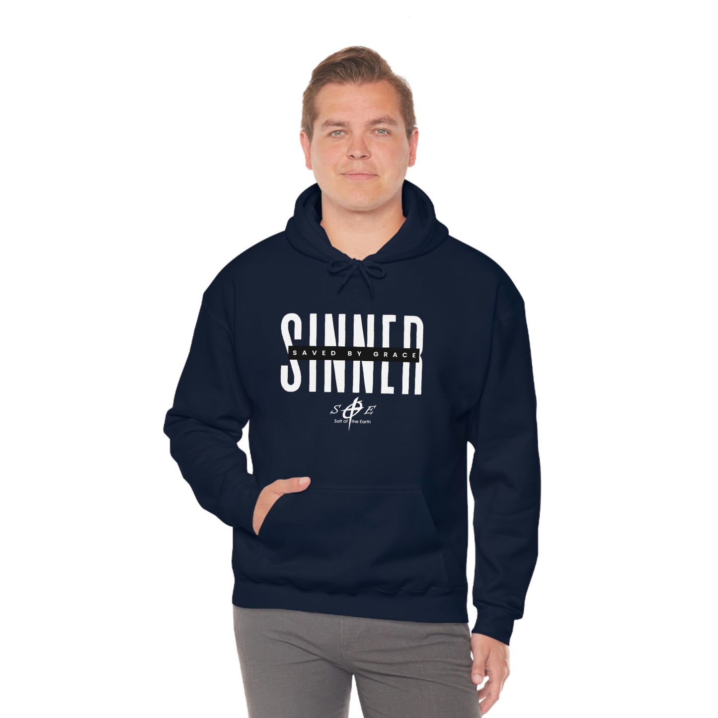 Sinner Saved by Grace - Unisex Heavy Blend™ Hooded Sweatshirt