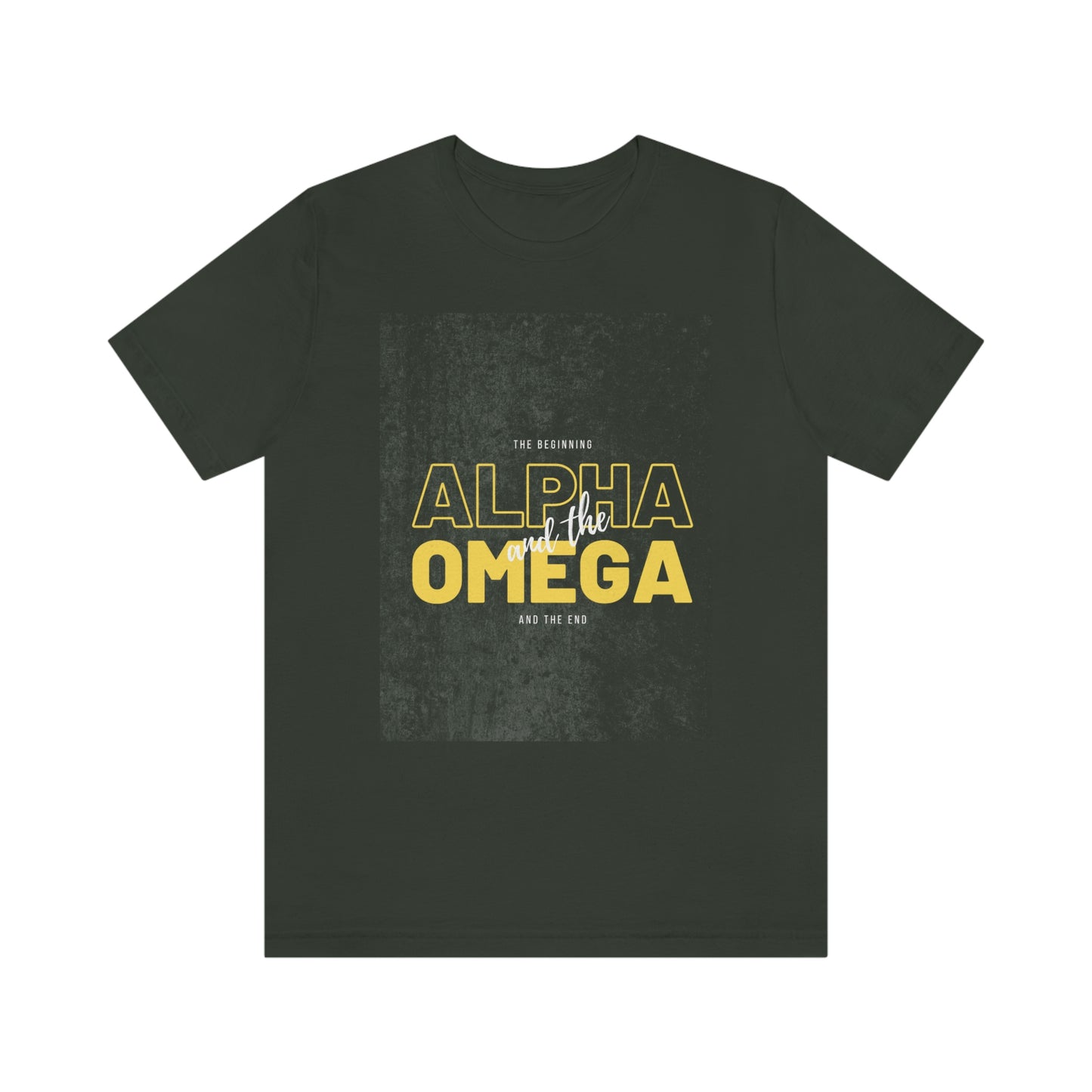 Alpha and Omega - Unisex Jersey Short Sleeve Tee