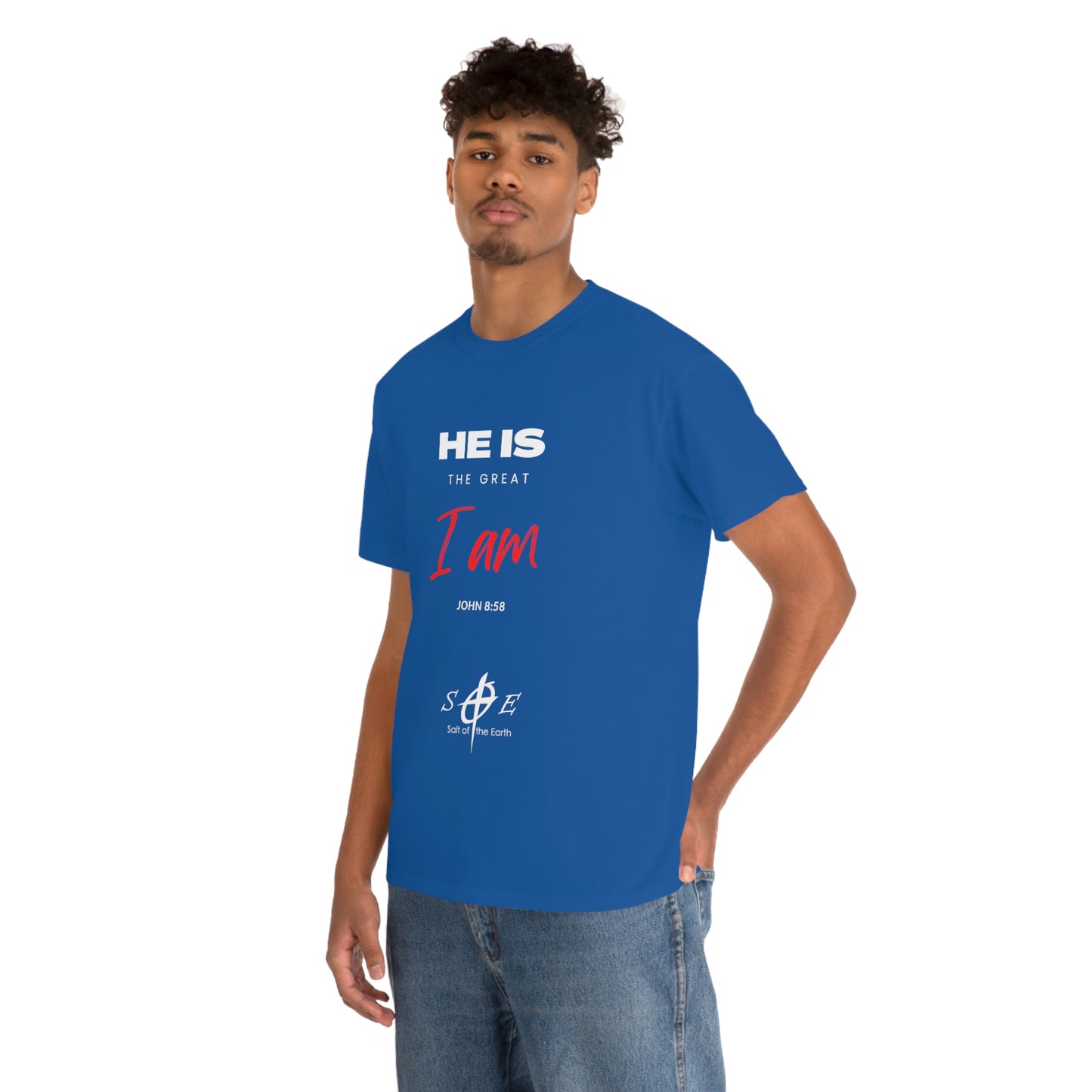 He Is the Great I Am - Unisex Heavy Cotton Tee