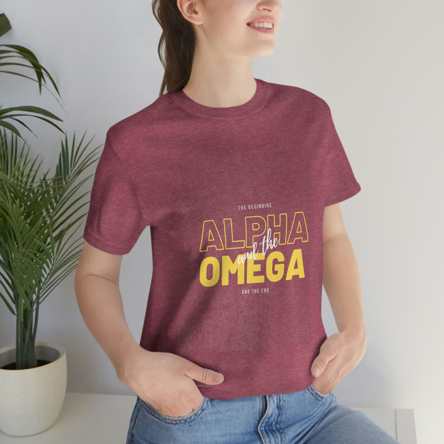 Alpha and Omega - Unisex Jersey Short Sleeve Tee