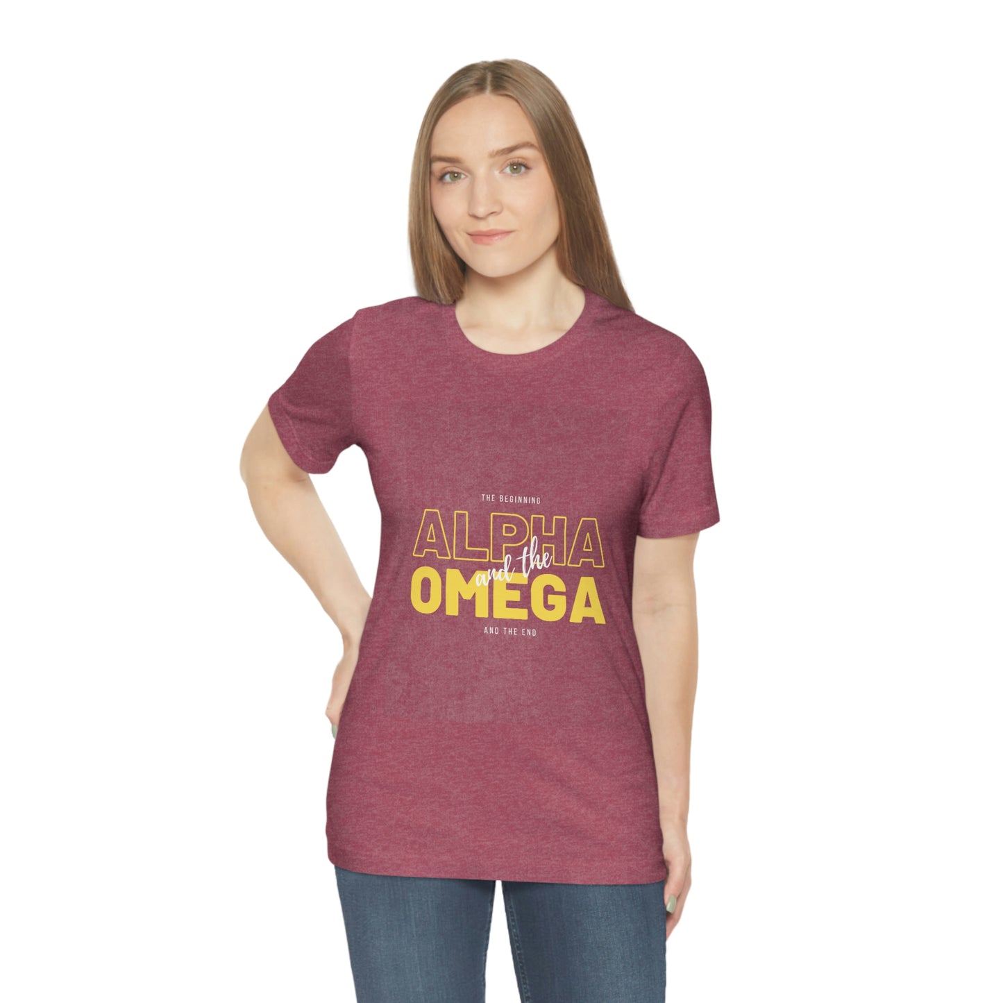 Alpha and Omega - Unisex Jersey Short Sleeve Tee