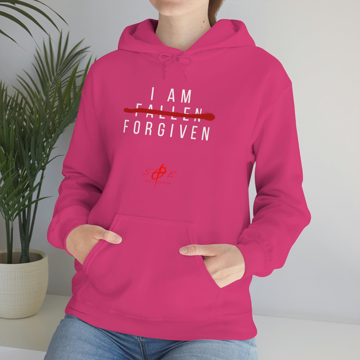 I am Fallen Forgiven - Unisex Heavy Blend™ Hooded Sweatshirt