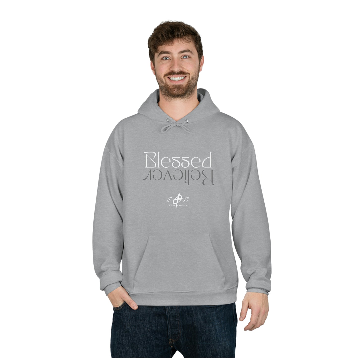 Blessed Believer Unisex EcoSmart® Pullover Hoodie Sweatshirt