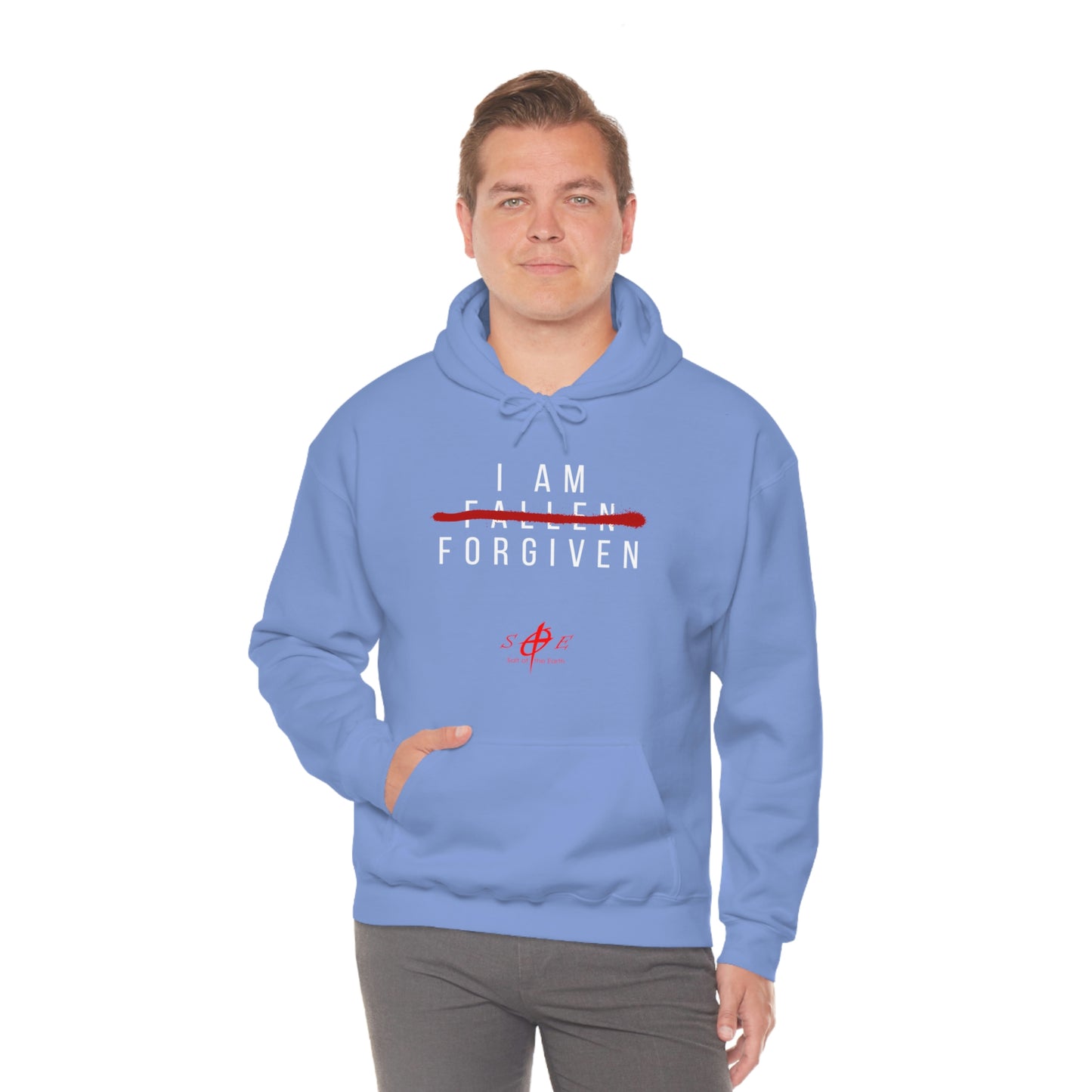 I am Fallen Forgiven - Unisex Heavy Blend™ Hooded Sweatshirt