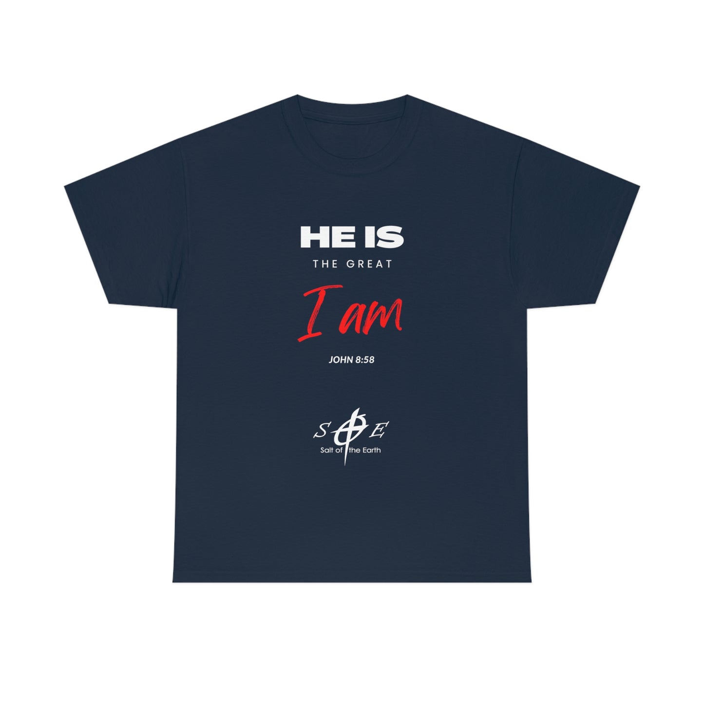 He Is the Great I Am - Unisex Heavy Cotton Tee