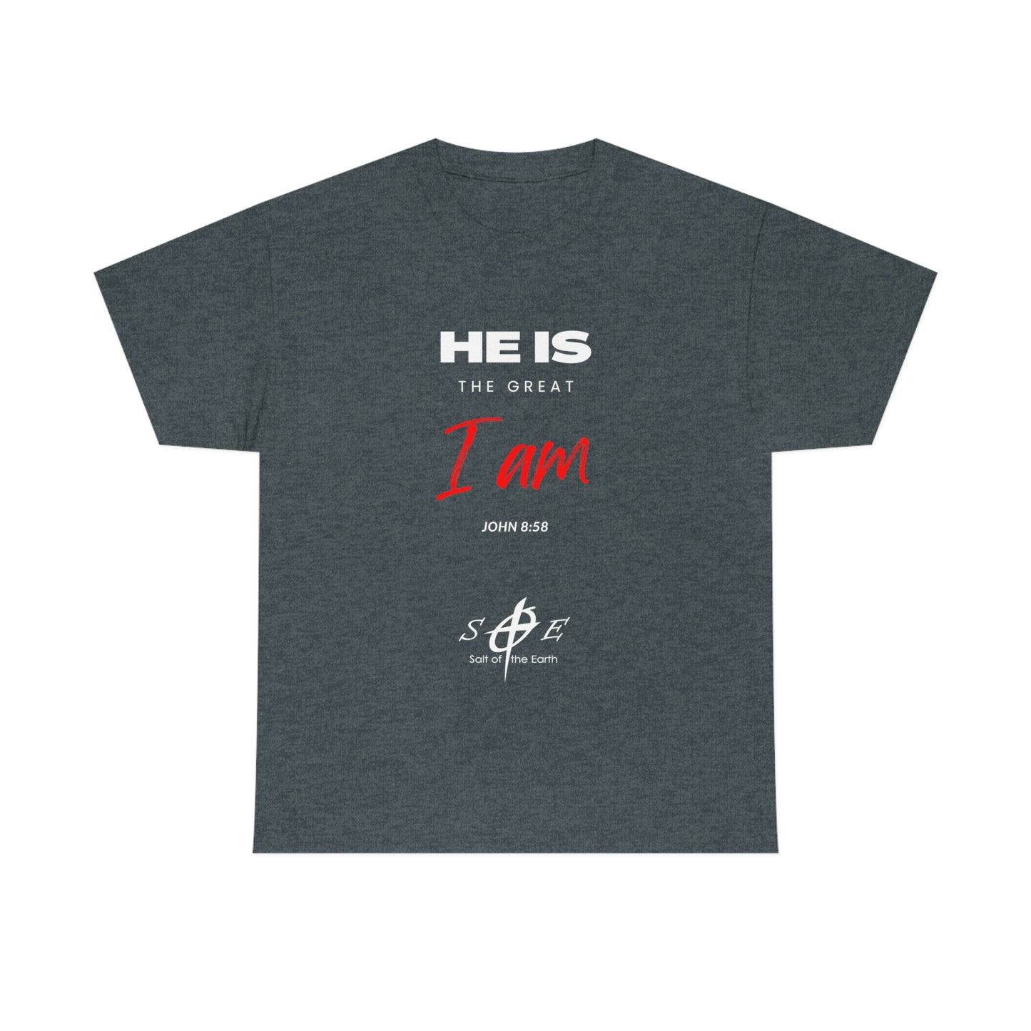 He Is the Great I Am - Unisex Heavy Cotton Tee