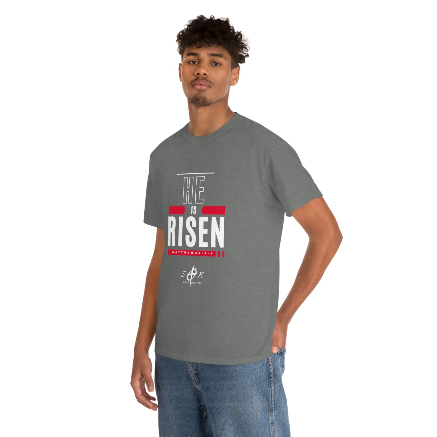 He is Risen Unisex Heavy Cotton Tee