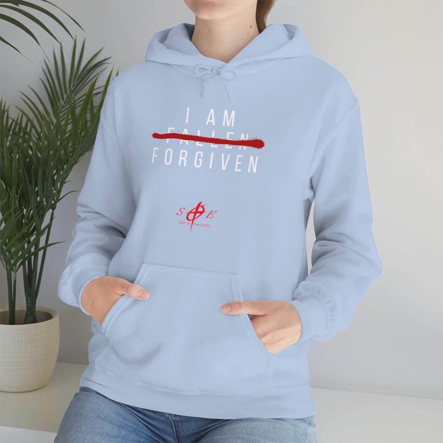 I am Fallen Forgiven - Unisex Heavy Blend™ Hooded Sweatshirt