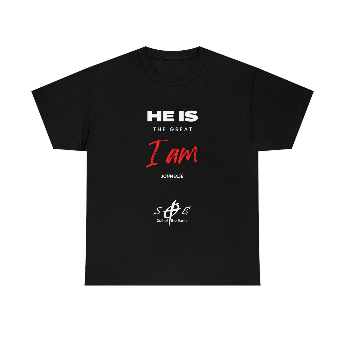 He Is the Great I Am - Unisex Heavy Cotton Tee