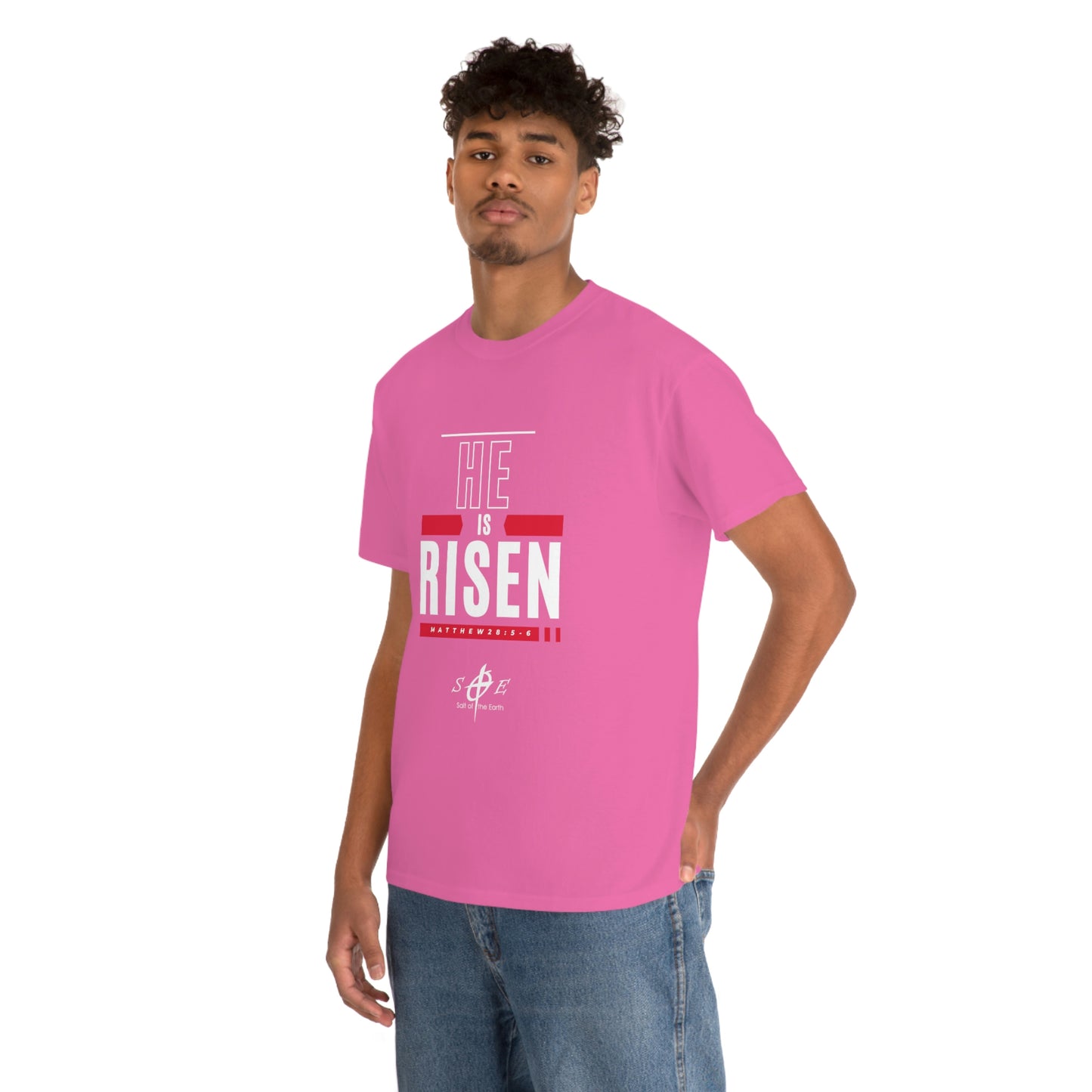 He is Risen Unisex Heavy Cotton Tee