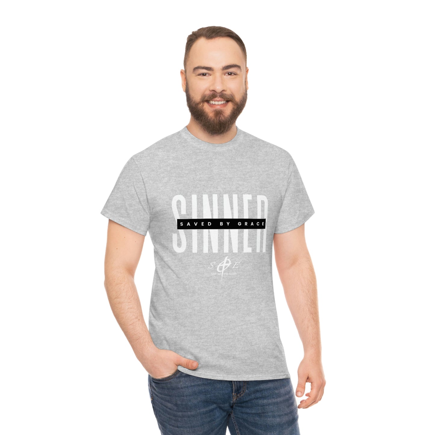 Sinner Saved by Grace Unisex Heavy Cotton Tee