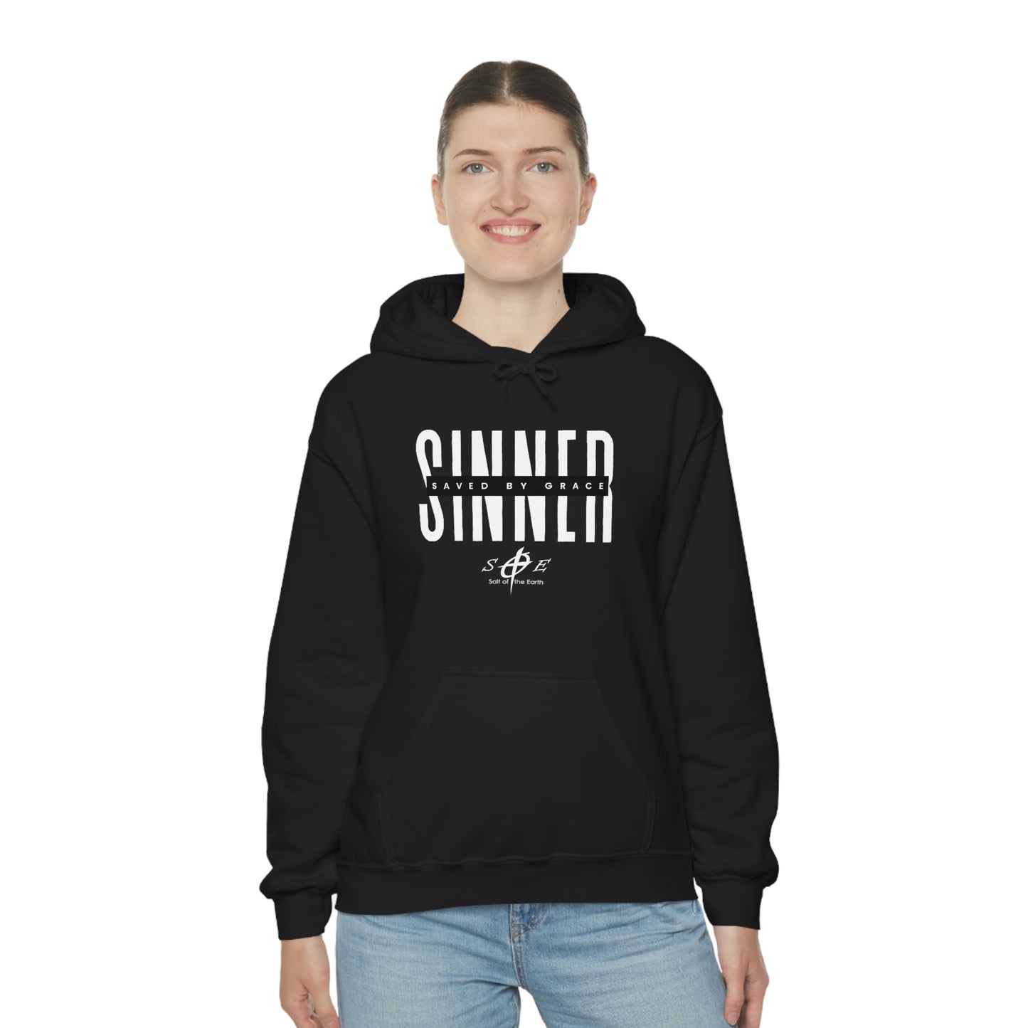 Sinner Saved by Grace - Unisex Heavy Blend™ Hooded Sweatshirt