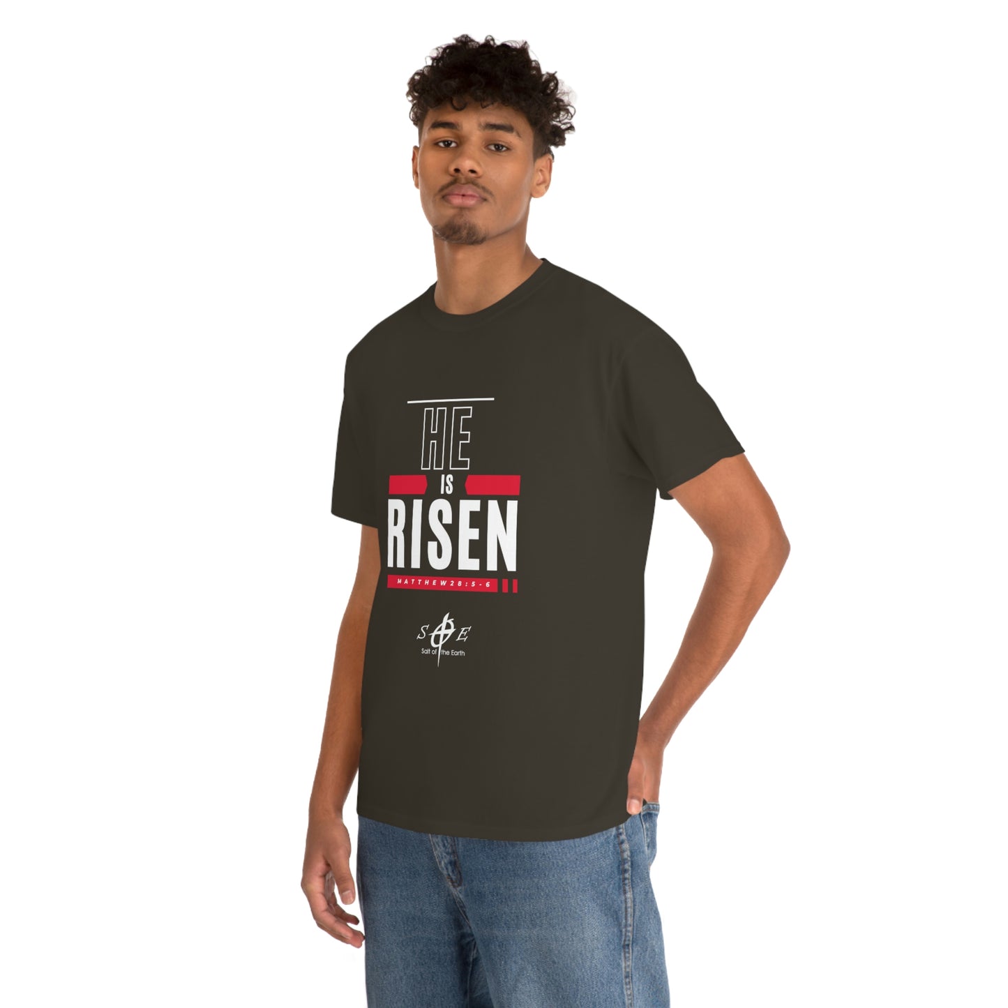 He is Risen Unisex Heavy Cotton Tee