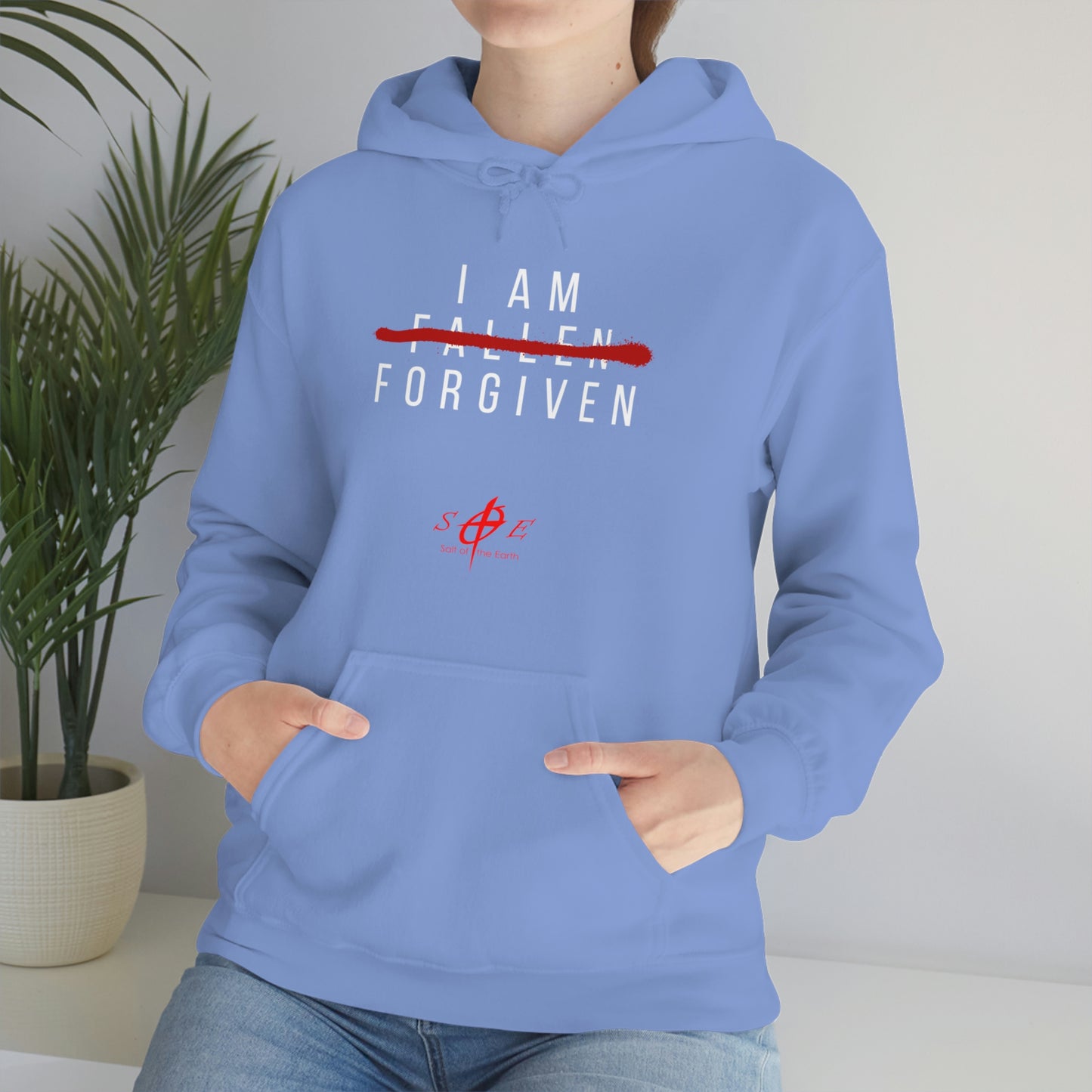 I am Fallen Forgiven - Unisex Heavy Blend™ Hooded Sweatshirt