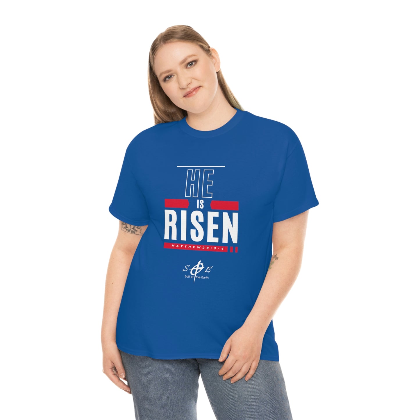 He is Risen Unisex Heavy Cotton Tee